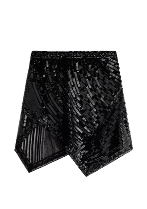 PUCCI embroidered tulle scarf skirt - Black