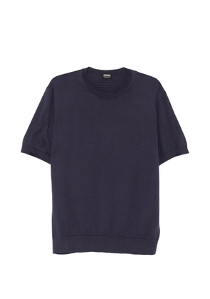 Zegna crew-neck T-shirt - Blue