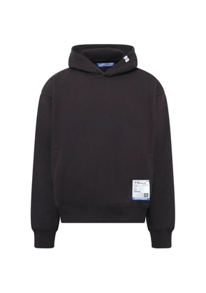 Maison MIHARA YASUHIRO Instrumental logo-patch hoodie - Black