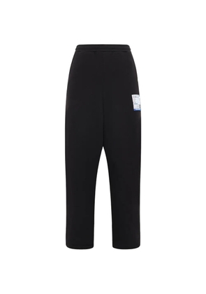 Maison MIHARA YASUHIRO logo-patch sweat pants - Black