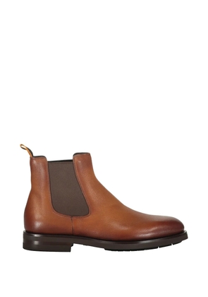 Santoni elasticated-side chelsea boots - Brown