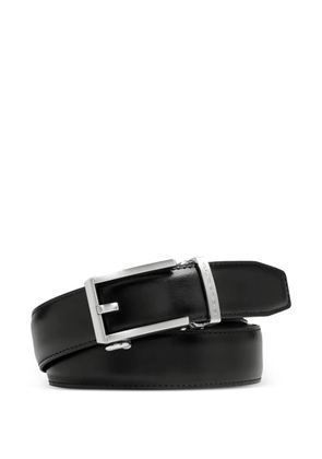 PIQUADRO holeless leather belt - Black