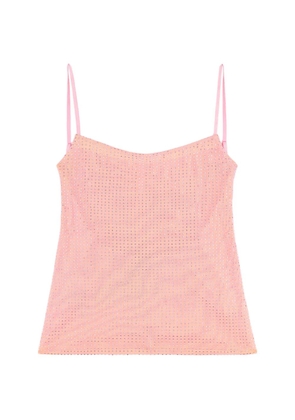 AREA crystal-embellished top - Pink