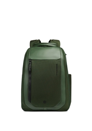 PIQUADRO textured laptop backpack - Green