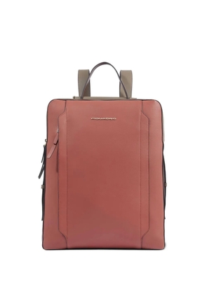 PIQUADRO leather laptop backpack - Pink