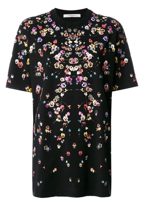 Givenchy Columbian-fit poppy print T-shirt - Black