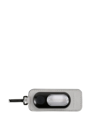 PIQUADRO tail-light leather address tag - Grey