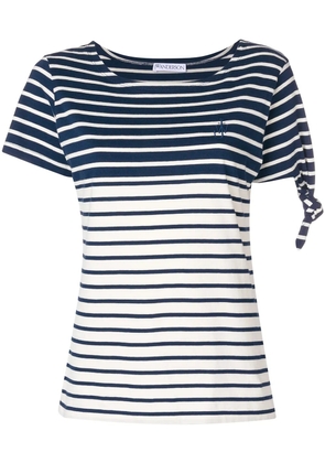 JW Anderson Stripe knot t-shirt - Blue