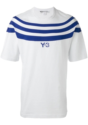 Y-3 striped T-shirt - White
