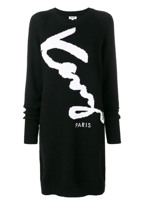 Kenzo Signature intarsia jumper - Black