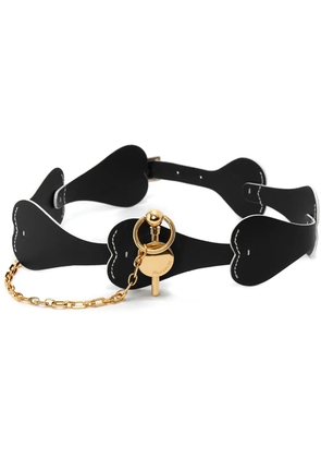 JW Anderson heart corset belt - Black