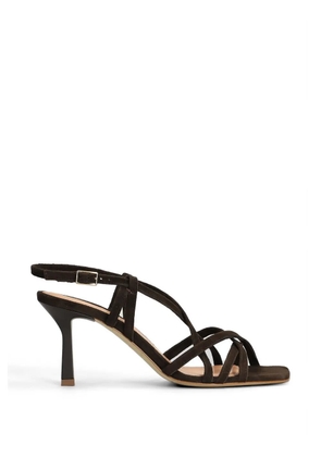 The Seller strappy suede sandals - Brown