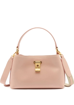 Bally Lock Me Minibag leather tote bag - Pink