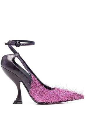 Lanvin Rita pointed-toe 105mm pumps - Purple