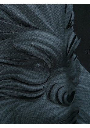 Juun.J x Shkret Maxim gorilla-print hoodie - Black