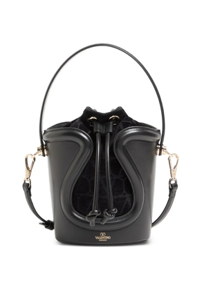 Valentino Garavani Le Cinquième Toile Iconographe bucket bag - Black