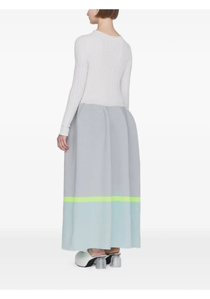 CFCL ribbed panelled dress - Grey