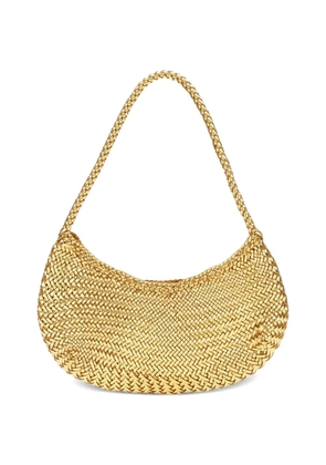 DRAGON DIFFUSION Luna Mini woven tote bag - Gold