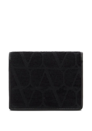 Valentino Garavani small Toile Iconographe wallet - Black