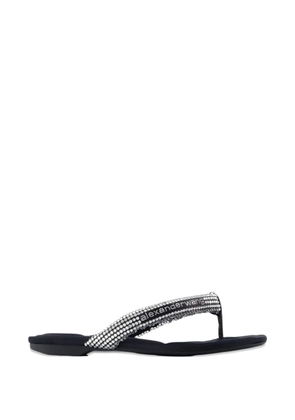 Alexander Wang Jenna crystal-embellished flip-flops - Silver