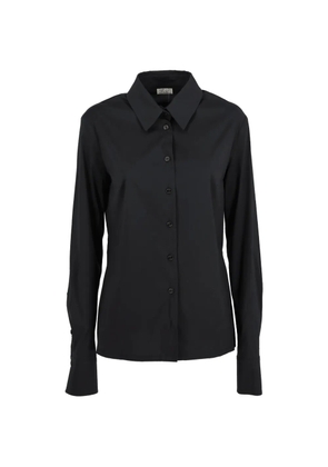 Basile long-sleeve button-up shirt - Black