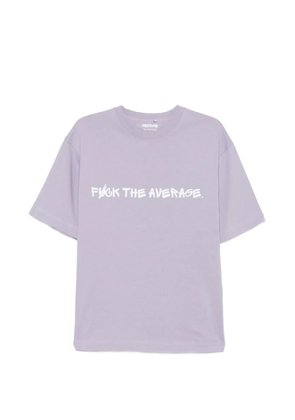GEORGE. slogan-print cotton T-shirt - Purple