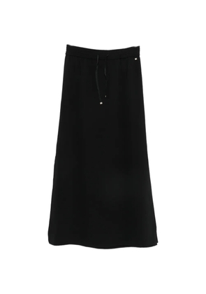 Herno drawstring-waist maxi skirt - Black