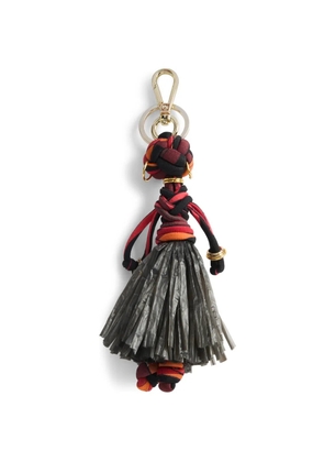 PUCCI bag charm in Iride print - Black