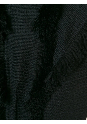 Lanvin fringed detail dress - Black