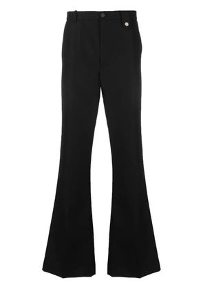 EGONlab. wool flared trousers - Black
