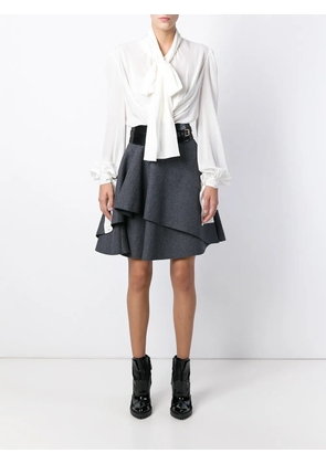 Alexander McQueen pussy bow blouse - White