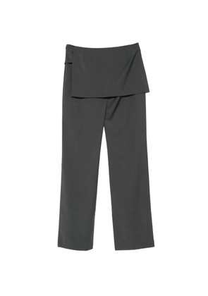 Paloma Wool Archive wrap-panel straight-leg trousers - Grey