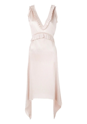 Givenchy technical pleated dress - Neutrals