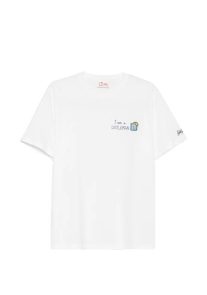 MC2 Saint Barth Portofino logo-embroidered T-shirt - White