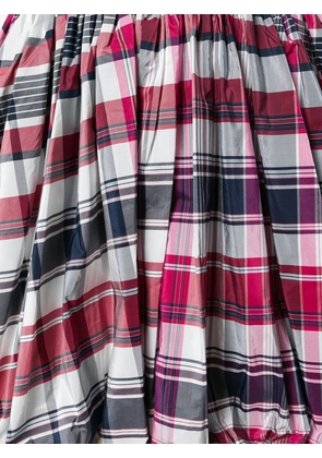 Alexander McQueen checked flared skirt - Pink