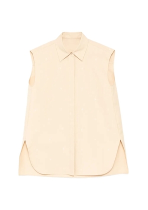LESS beaded-embroidered vest - Neutrals