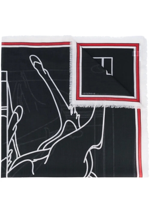 Givenchy Bambi print scarf - Black
