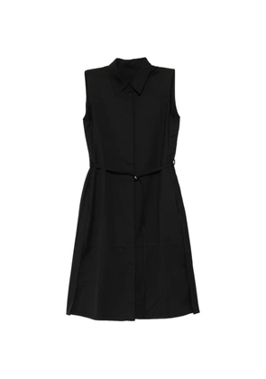 LESS belted sleeveless dress - Black