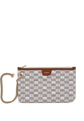 Moreau Saint Tropez Marina signature-motif pouch - Neutrals