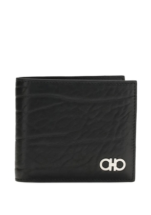 Ferragamo Gancini bifold wallet - Black