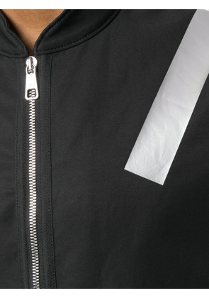 Neil Barrett stripe-detail bomber jacket - Black