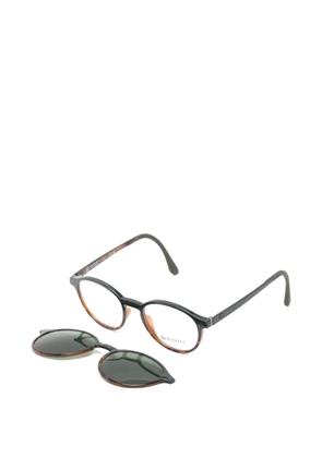 S2S Siracusa round-frame glasses - Brown