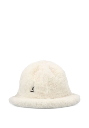 Kangol faux-fur bucket hat - Neutrals