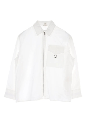 Hermès Pre-Owned 10s series button zip shirt - White