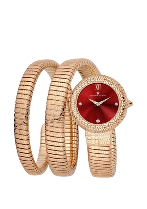 CHRISTIAN VAN SANT Naga serpent-link 28mm watch - Red
