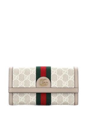 Gucci Pre-Owned Ophidia Continental Wallet GG Coated Canvas small wallets - Neutrals