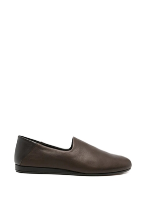 Jacquemus logo-print loafers - Brown