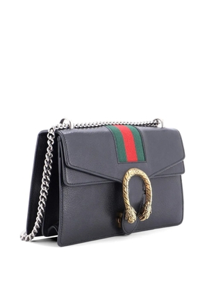 Gucci Pre-Owned Web Dionysus Bag Leather Small shoulder bag - Black