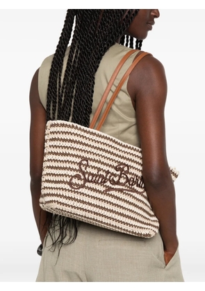 MC2 Saint Barth crochet-knit shoulder bag - Brown