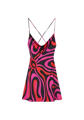 PUCCI Marmo-print short dress - Black